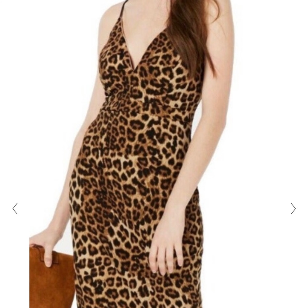Leopard print dress NWOT